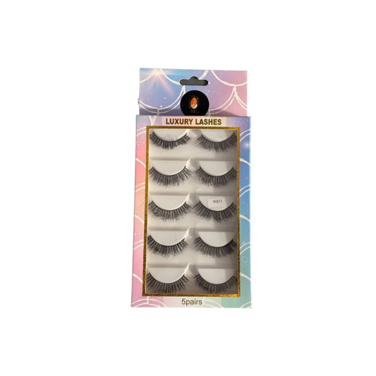 Pack of 5 Affordable Mink Eyelashes